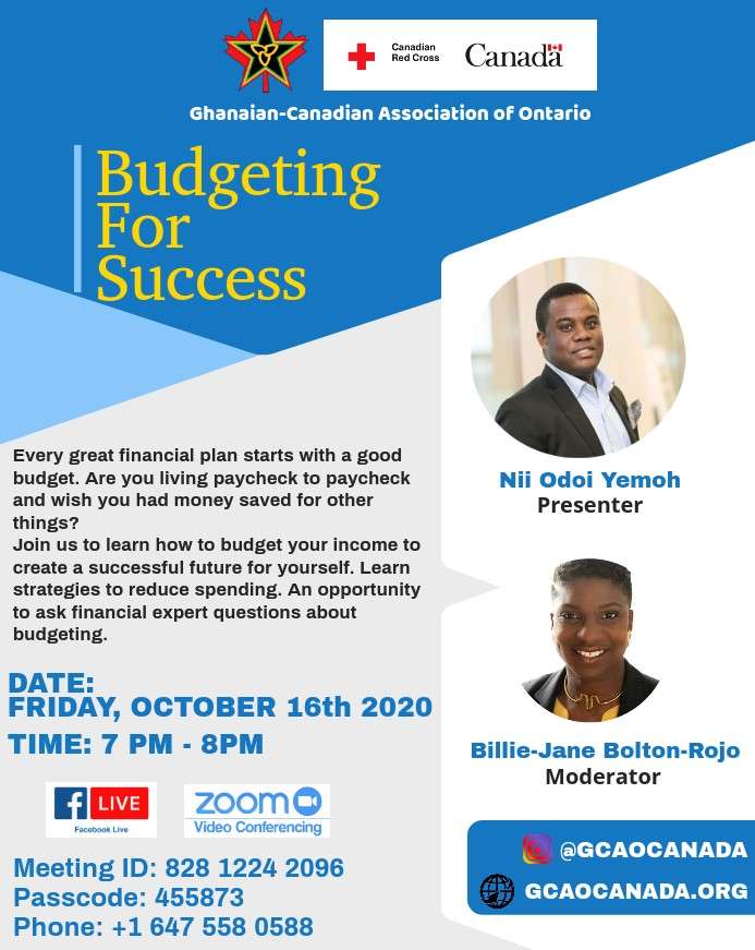 GCAO Financial Talk Series 1 – Budgeting for Success