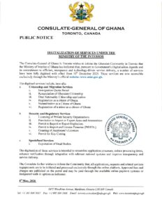 Digitalization of services under the Ministry of the Interior